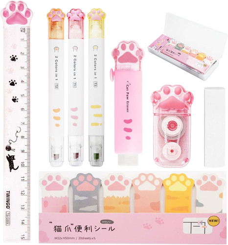 Schreibwaren set kawaii cute - set, kawaii,